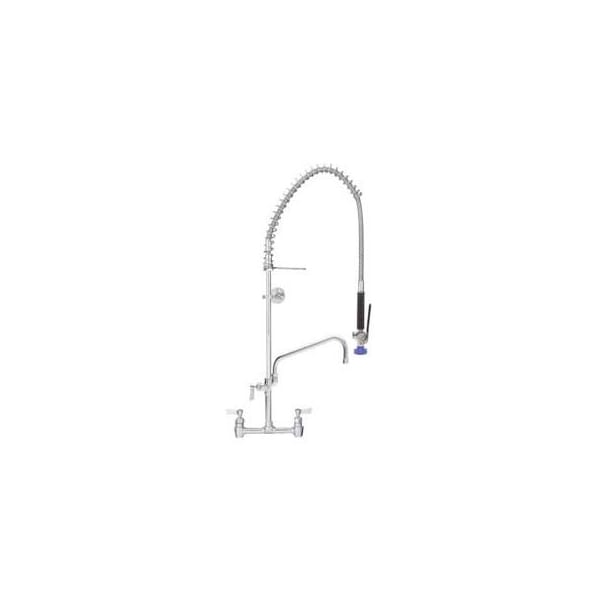 Fisher Mfg Fisher, 8" Centers Backsplash Pre-Rinse W/16" Add On Faucet, Polished Chrome 48933 - main